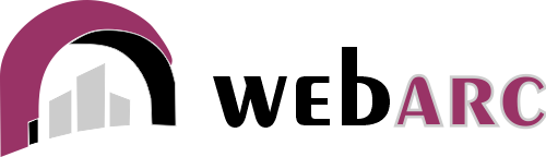 WebArc Logo Karmínové